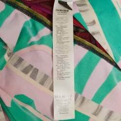 Roberto Cavalli Multicolor Printed Jersey Maxi Dress S