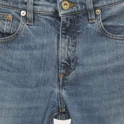 Pre Owned Roberto Cavalli Blue Denim Skinny Jeans S Waist 25"