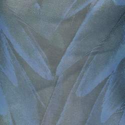 Pre Owned Roberto Cavalli Blue/Green Chiffon Off Shoulder Top M