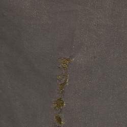 Pre Owned Roberto Cavalli Brown & Gold Denim Distressed Straight Leg Jeans S Waist 27"