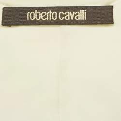 Pre Owned Roberto Cavalli Multicolor Printed Jersey Maxi Dress L