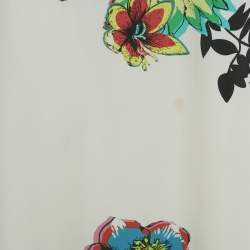 Pre Owned Roberto Cavalli Multicolor Printed Jersey Maxi Dress L