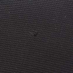 Pre Owned Roberto Cavalli Black Floral Print Stretch Knit Mini Dress M