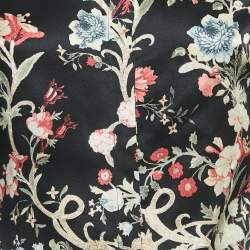 مملوكة مسبقًا Roberto Cavalli Black Printed Silk Shirt S