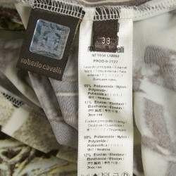 Pre Owned Roberto Cavalli Multicolor Print Jersey Sleeveless Top S