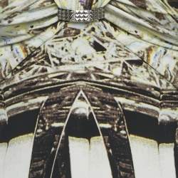 Pre Owned Roberto Cavalli Multicolor Print Jersey Sleeveless Top S