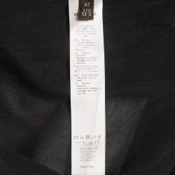 Pre Owned فستان روبيرتو كافالي كريب مطبوع أحمر/أسود بدون أكمام مطرز متوسط