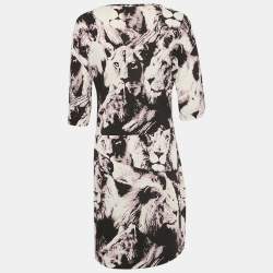 مملوكة مسبقًا Roberto Cavalli Multicolor Printed Jersey Midi Dress L