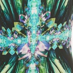 مملوكة مسبقًا فستان ميدي جيرسيه مطبوع أسود روبيرتو كافالي مقاس كبير - لارج