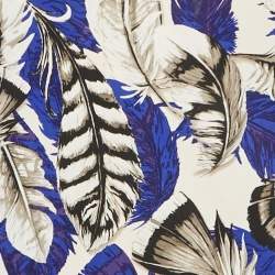 Pre Owned Roberto Cavalli Multicolor Printed Jersey Midi Dress L