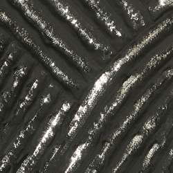 Pre Owned Roberto Cavalli Black Silk Sequin Mini Dress M