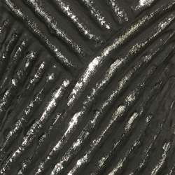 مملوكة مسبقًا فستان ميني ترتر حرير أسود روبيرتو كافالي مقاس صغير (سمول)