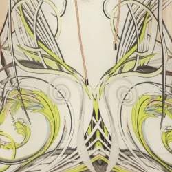 Pre Owned Roberto Cavalli Multicolor Printed Silk Top S