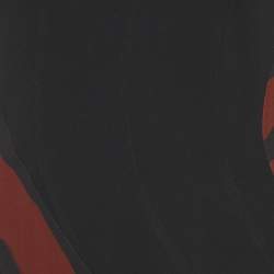 Pre Owned Roberto Cavalli Multicolour Zebra Print Crepe Asymmetric Maxi Dress M