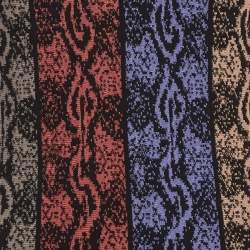 مملوكة مسبقًا Roberto Cavalli Multicolor Panelled Knit Sleeveless Maxi Dress M