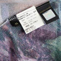 Pre Owned Roberto Cavalli Floral Print Sweater M