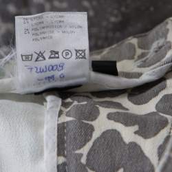 Pre Owned Roberto Cavalli Multicolor Animal Printed Cotton Maxi Skirt M