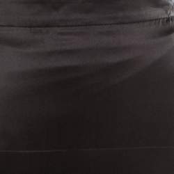 Pre Owned تنورة روبرتو كافالي ستان ماكسي سوداء S