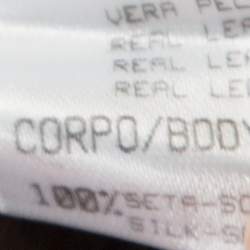 مملوكة مسبقًا Roberto Cavalli Brown Silk Satin Leather Trim Button Front Shirt S