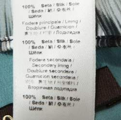 مملوكة مسبقًا توب روبرتو كافالي حرير أسود مطبوع بطيات برقبة حمالات مقاس صغير (سمول)