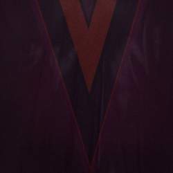 Pre Owned Roberto Cavalli Multicolor Degrade Carmine Print Silk Kaftan S