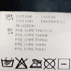 Pre Owned بنطلون جينز روبرتو كافالي دينم أزرق داكن متوسط بتفاصيل معدنية مقاس صغير (سمول)