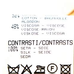 Pre Owned Roberto Cavalli Cream Cotton Blend Ruffle Detail Jacket M