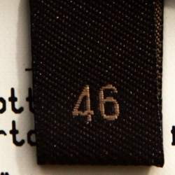 Pre Owned تنورة ماكسي روبرتو كافالي حرير ساتان أزرق بودرة مقاس كبير (لارج)