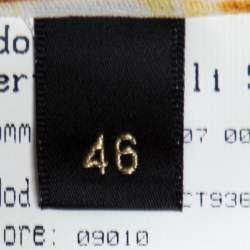 Pre Owned Roberto Cavalli Brown Animal Print Silk Sheer Maxi Kaftan L