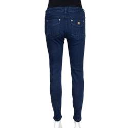 Roberto Cavalli Indigo Denim Tapered Fitted Jeans M