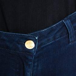 Roberto Cavalli Indigo Denim Tapered Fitted Jeans M