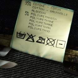 Pre Owned بنطلون روبرتو كافالي ساق مستقيمة دنيم مغسول متوسط أزرق L