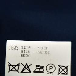 مملوكة مسبقًا تنورة روبرتو كافالي ماكسي ساتان حرير كحلي L