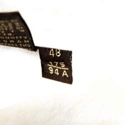 مملوكة مسبقًا بنطلون روبرتو كافالي دينم أبيض بأرجل عريضة مقاس كبير (لارج)