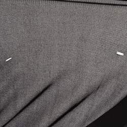 Pre Owned Roberto Cavalli Black Embellished Mesh Trimmed Jersey Maxi Dress M