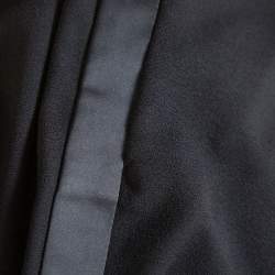 Pre Owned Roberto Cavalli Black Wool Blend Tailored Flared Trousers L