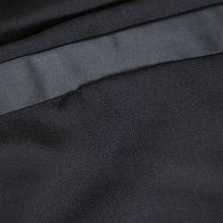 Pre Owned Roberto Cavalli Black Wool Blend Tailored Flared Trousers L