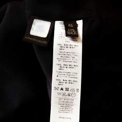 Pre Owned Roberto Cavalli Brown Animal & Eagle Print Silk Double Breasted Blazer L