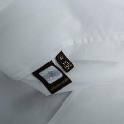 Pre Owned قميص روبرتو كافالي قطن أبيض نقشة الفهد أكمام طويلة مقاس كبير - لارج