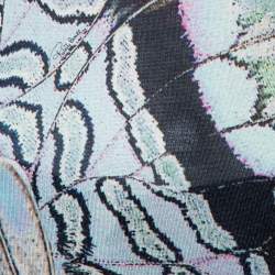Roberto Cavalli Multicolor Print Silk Knitted Tank Top L