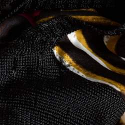 Pre Owned Roberto Cavalli Multicolor Silk Skirt and Top Set M