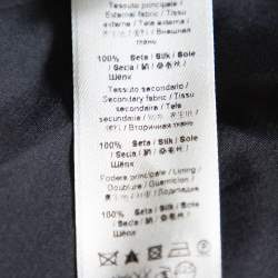 Pre Owned بليزر روبرتو كافالي مفصل حرير طباعة حيوان بيج مقاس صغير