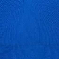 Pre Owned Roberto Cavalli Blue Stretch Jersey Top S