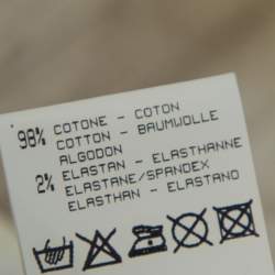 مملوكة مسبقًا Roberto Cavalli White Denim Bootcut Jeans L