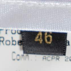 Pre Owned Roberto Cavalli Lavender Cotton Bootcut Trousers L