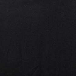 Pre Owned Roberto Cavalli Black Crepe Maxi Skirt L