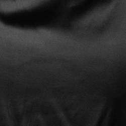 مملوكة مسبقًا تنورة روبرتو كافالي حرير أسود ماكسي مقاس كبير (لارج)