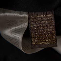 Pre Owned Roberto Cavalli Black Crepe Snake Back Detail Gown S