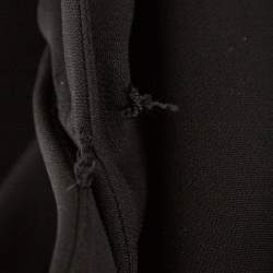 Pre Owned Roberto Cavalli Black Crepe Snake Back Detail Gown S