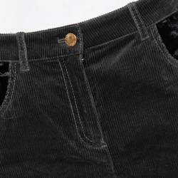 Roberto Cavalli Multicolor Denim Patch Detail Corduroy Pants M